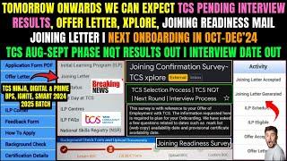 TCS AUG-SEPT NQT & INTERVIEW RESULT OUT | TCS HR TEAM WILL DIRECT GENERATE OFFER & JOINING ON PORTAL