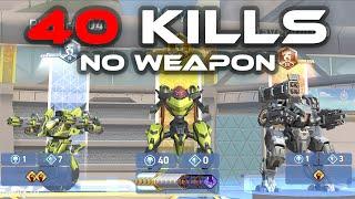 NEW Lacewing - NO WEAPON 40 Kills | Mech Arena