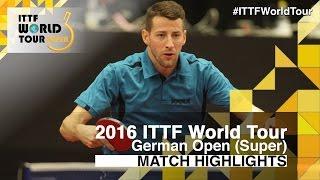 A 2016-os German Open csúcspontjai: FEGERL Stefan vs JAKAB János (kvalifikáció)