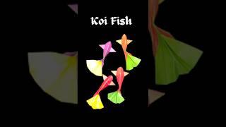 How To Make Koi Fish Origami Quick Tutorial #Origami #origamitutorial #shorts #koifish