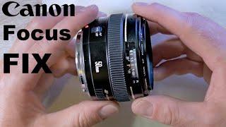 Canon 50 mm f1.4 USM | Focus Repair | How To Fix Canon Lens  [4K]