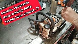 Stihl Motorlu Testere Gaz vermediğimiz halde yüksek Devir çalışıyor / Stihl ms170 Motor revizyonu