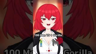 100 Men VS A Gorilla | Who would win?
