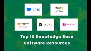 Top 10 Knowledge Base Software For Customer Support Resources - Rezourze