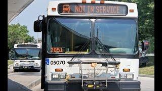 MTA Maryland buses in Baltimore