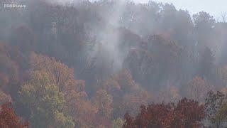 Fire continues to devour land on Lamentation Mountain in Berlin