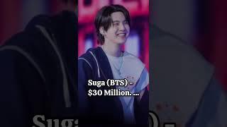 Richest K-pop idols 2024 (according to Google) #kpop #money #rich