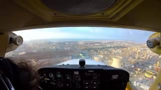 Landing In Haifa Airport (LLHA), Israel - Cessna 172