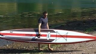 Обзор доски Shark sups speed 14` x 25`` на русском языке SUP board