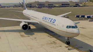 Honolulu (HNL) - Newark (EWR) - United Airlines - Boeing 767-400ER - 4K Full Flight