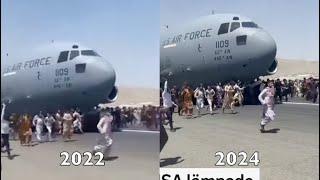 SVT visar manipulerade bilder från flygplatsen i Kabul.