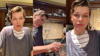 Milla Jovovich | Instagram Live Stream | 23 January 2019