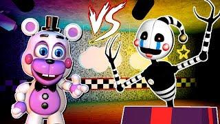 ИГРАЮ ЗА АНИМАТРОНИКА МАРИОНЕТКУ ФНАФ 3D ПУГАЮ ОХРАННИКА КООП FNAF ROBLOX