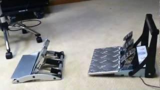 Thrustmaster T500 pedal vs. Fanatec Clubsport pedals