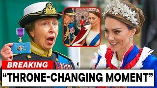 1 MIN AGO: Catherine Receives ‘Monarch’s Honour’ From Princess Anne at Royal Ceremony