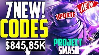 NEW*WORKING CODES FOR PROJECT SMASH IN SEPTEMBER 2024 - ROBLOX PROJECT SMASH CODES