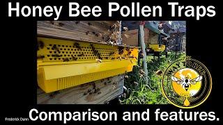 Pollen Trap comparison, two Bee Hive front designs Wood vs Plastic, issues that may need attention.