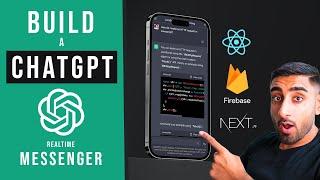  Let’s build a ChatGPT Messenger with REACT.JS! (Next.js 13, Firebase, Tailwind CSS, TypeScript)