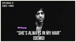 Prince (Demo) 12/83'  "She's Always In My Hair" @sunsetsoundrecorders