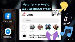 HOW TO ADD MUSIC TO FACEBOOK STORY| 2022 UPDATE part1