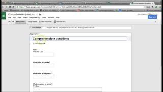 Google forms tutorial for teachers