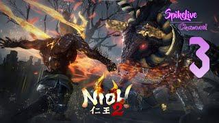 Nioh 2 ◈ Прохождение в коопе #3 [2К] ◈ Хер с мечом и банька на 2 секунды