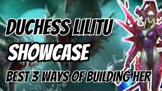 DUCHESS LILITU SHOWCASE: 3 BEST WAYS BUILDING DUCHESS LILITU IN 2023! | Raid: Shadow Legends |