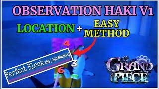 [GPO] EASY WAY TO GET KEN/OBSERVATION HAKI V1 IN | Grand Piece Online