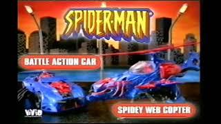 Spider-Man Classics Web Copter and Web Car toy commercial (2004)