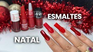 DIFFERENT RED NAIL POLISHES FOR CHRISTMAS 2024 | Easy Nail Art Designs