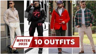 10 Latest Winter Outfit Ideas for Men 2025 | Men's Fashion