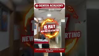 UPSC | MPPSC | New Batch Starting | 15 May 2025 | Genius Academy