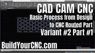 CNC Routing Process (CAD, CAM and CNC Control) Variant 2: Part 1 Starting the Design in AutoCAD