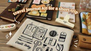 My Travel Journal Kit for a Short Trip  | Abbey Sy