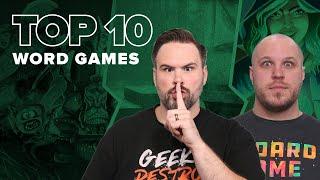 Top 10 Word Games - BGG Top 10 w/ The Brothers Murph