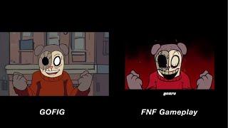 Comparison: TWIDDLEFINGER Evil Max VS Gegagedigedagedago Nugget | GOFIG FNF Animation