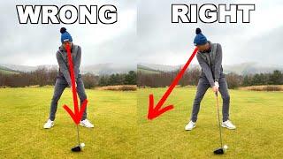 The EASIEST Way To Hit Driver Straight | Works For Irons Too