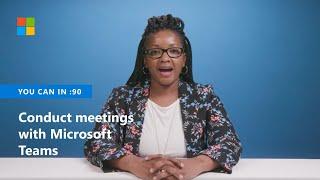 How to conduct meetings with Microsoft Teams
