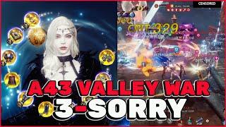 3-SORRY A43 VALLEY WAR | BLANK PT VS NK PT | FF VS HOF | MIR4