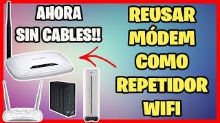 Convert OLD MODEM into WIRELESS WIFI REPEATER