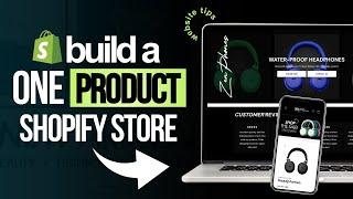 Shopify One Product Store Tutorial | Website Tips, Menu Customization & More