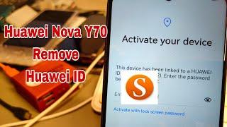 Huawei Nova Y70 Plus (MGA-LX9), Remove Huawei ID, Bypass FRP. Sigmakey.