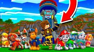 LA SUSCRIPTORA SE CONVIERTE EN LÍDER DE LA PAW PATROL EN MINECRAFT 