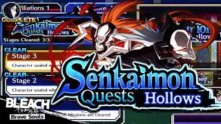 FULL CLEAR !! *NEW* HOLLOW SENKAIMON TOWER - Bleach Brave Souls