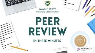 Peer Review in Three Minutes