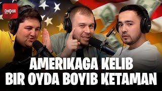 [chiqish] Amerikaga kelib bir oyda boyib ketaman