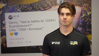 Hugo Fransson snackar upp kvällens match mot Frölunda