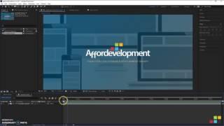 How to trim or cut a layer in Adobe After Effects CC 2017