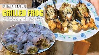 Grilled Frog   Khmer Food Phearin Vijara #cooking  Food #enjoy #share #YouTube  #funny_video #funny