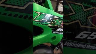 Kawasaki KX65 2-Stroke Walkaround  #kawasaki #kx65 #2stroke #dirtbike #shorts